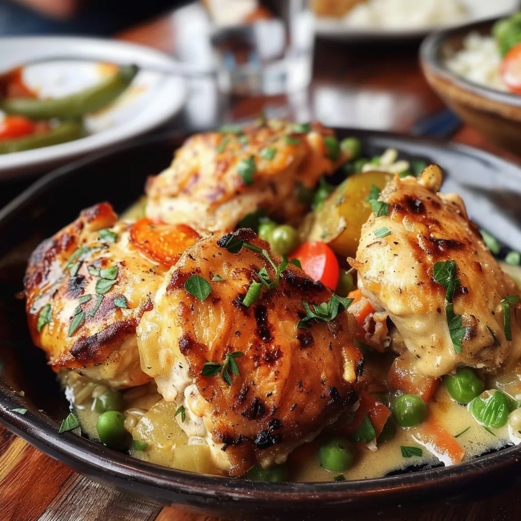 Pastel de Pollo sin Corteza