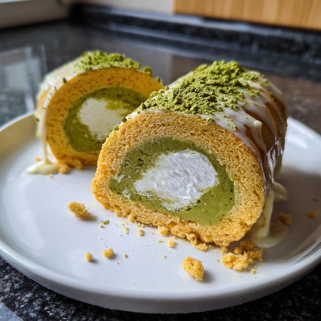 Rollo de pastel japonés
