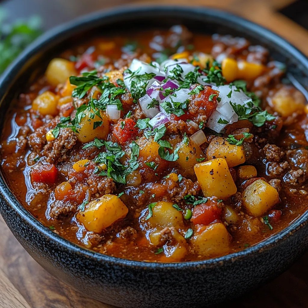 Chili de Desayuno con Tocino y Salchicha: Una Increíble Receta Secreta