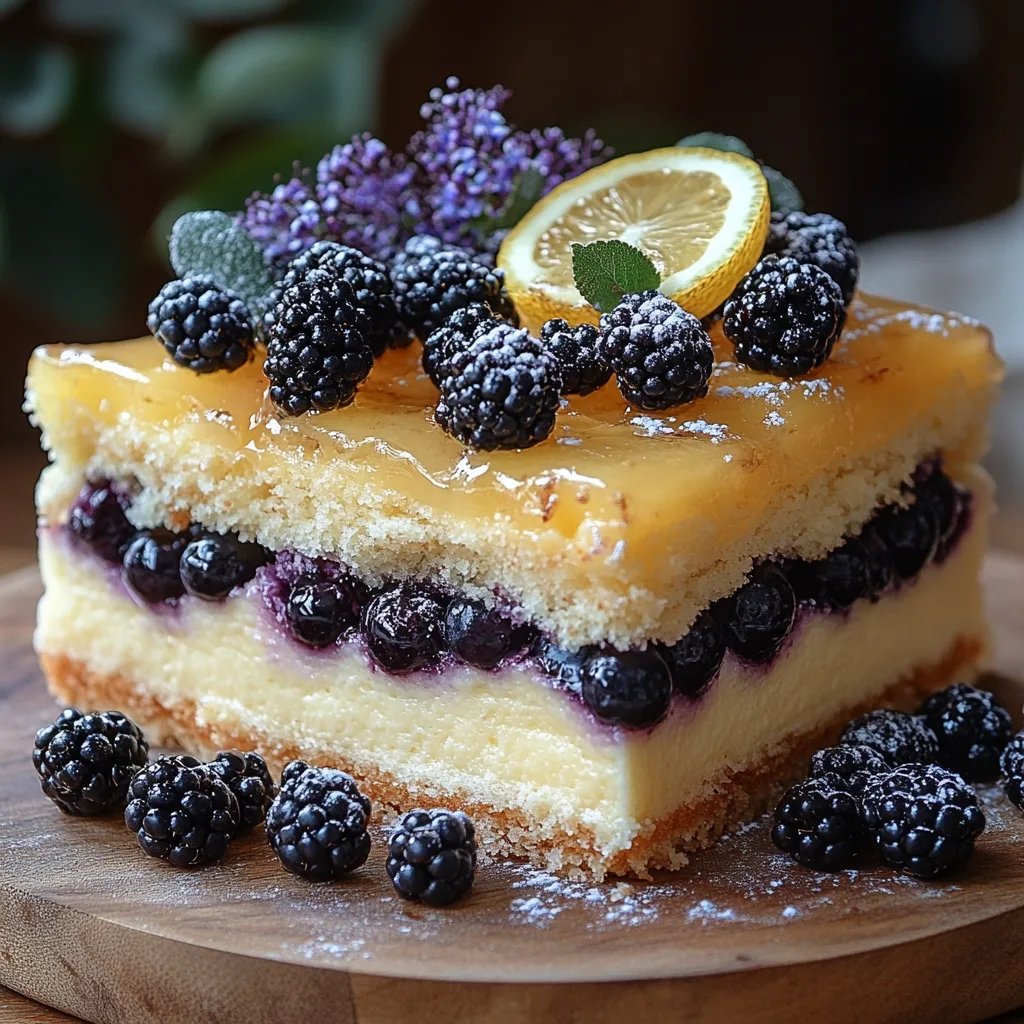 Pastel de Limón y Mora: Una Increíble Receta Secreta