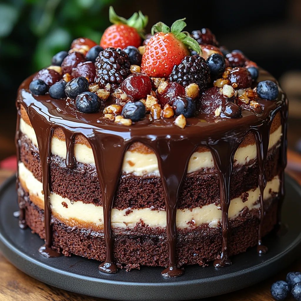 Pastel de Capas de Chocolate y Caramelo Turtle: Una Increíble Receta Esencial