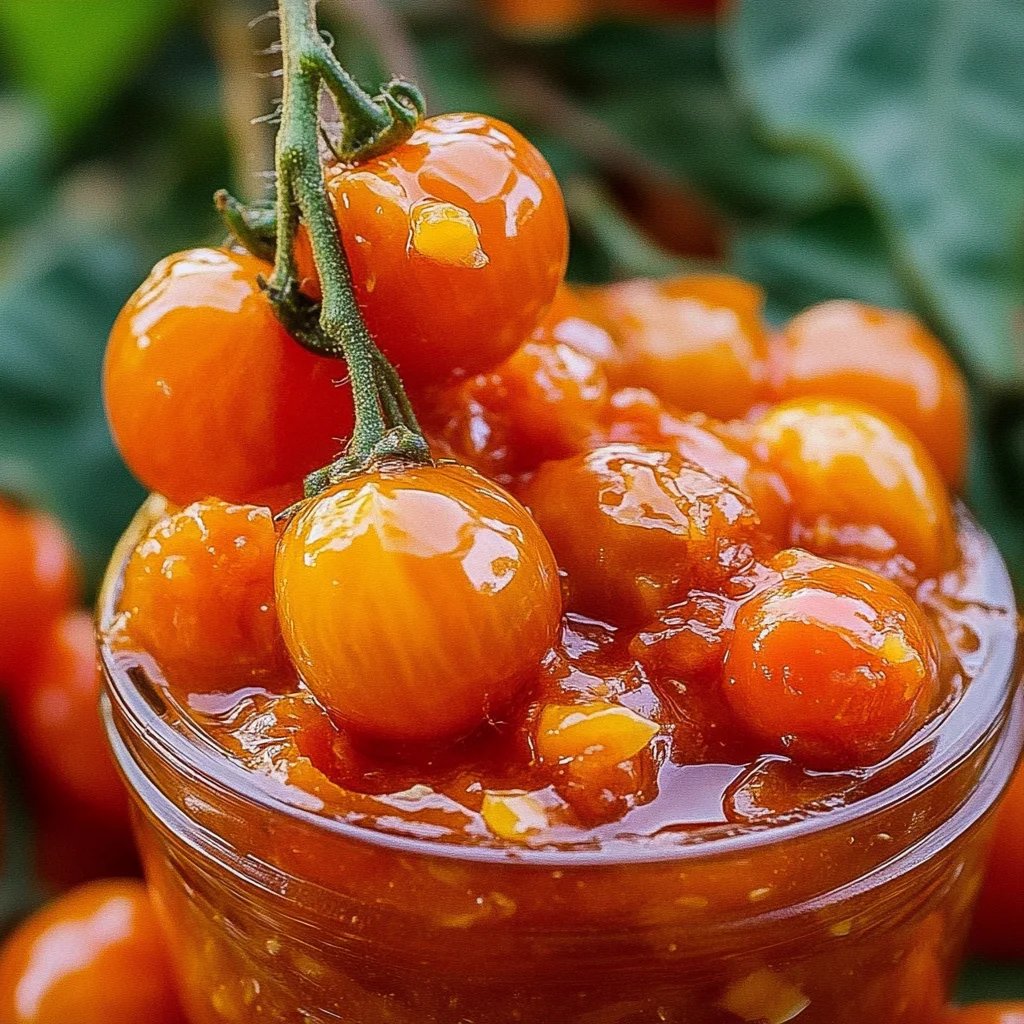 Mermelada de Tomate Cherry Dulce y Picante: Una Increíble Receta Secreta