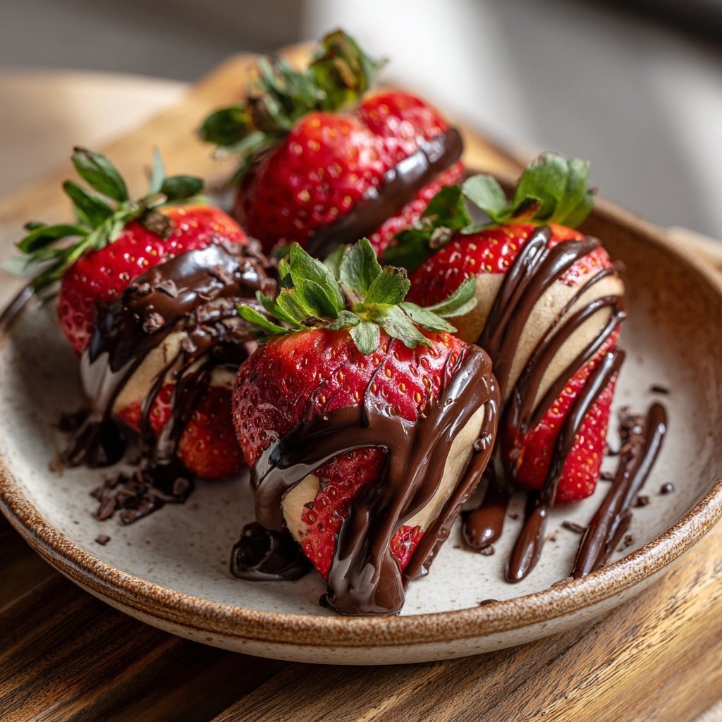 Sensación de chocolate con fresa de Dubái