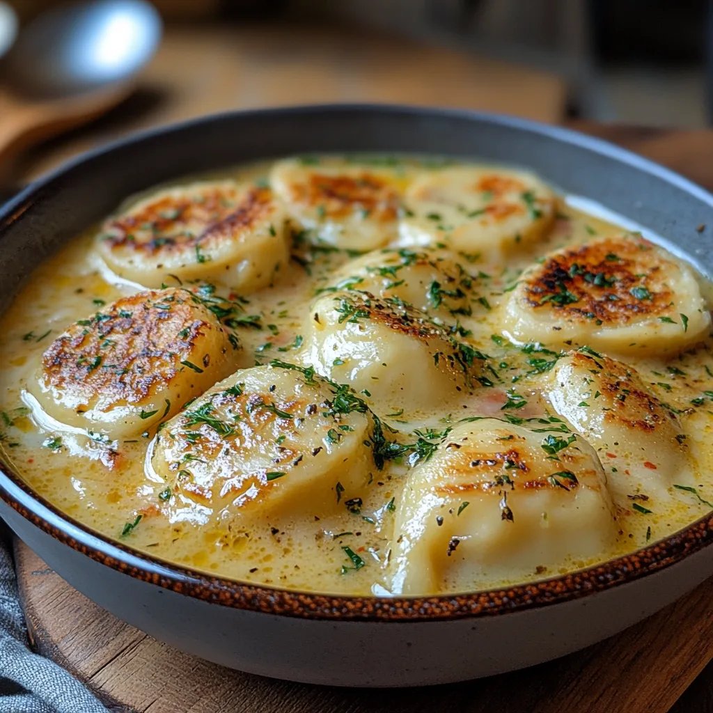 Sopa de Pierogi con Eneldo: Una Increíble Receta Última