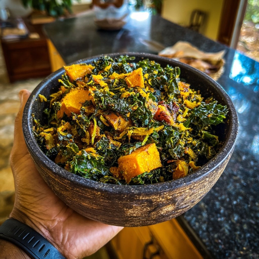 Kale maní picante camote