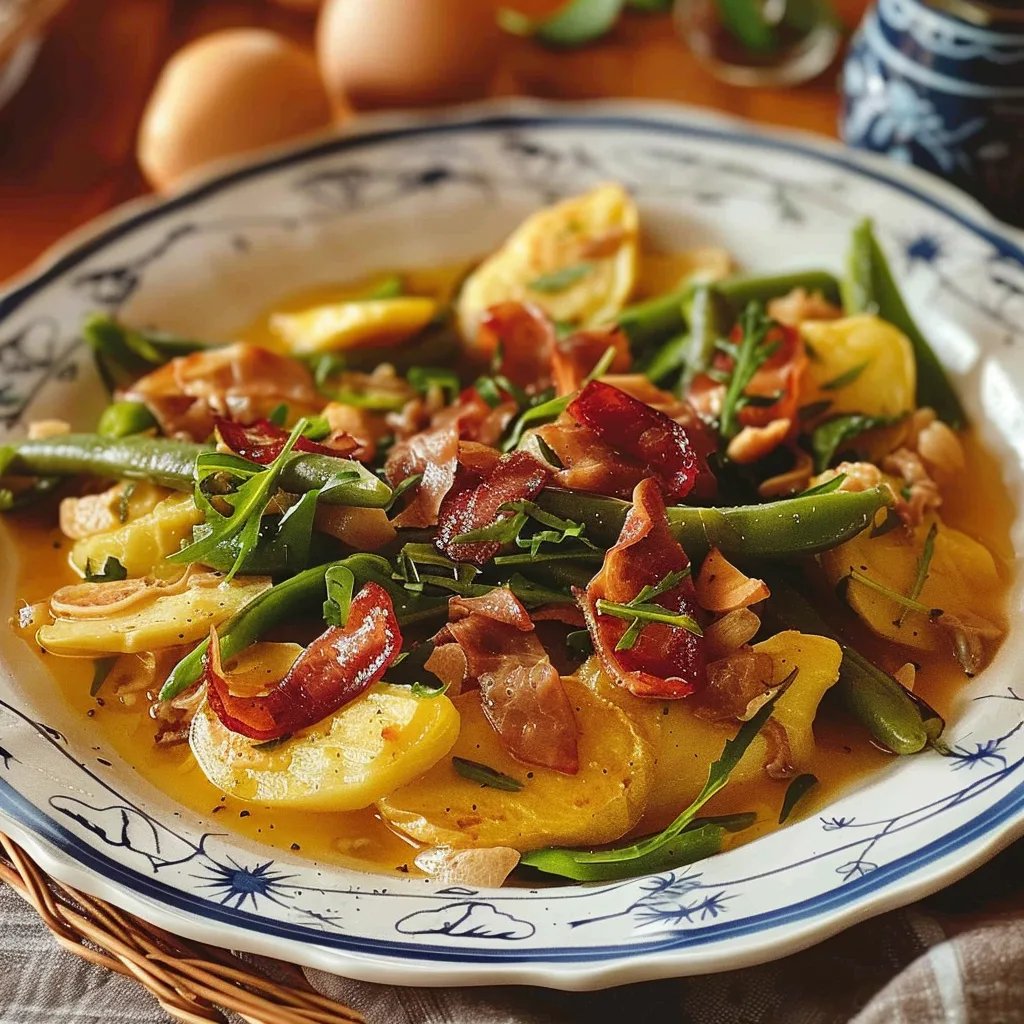 Judías Verdes con Patata y Sepia