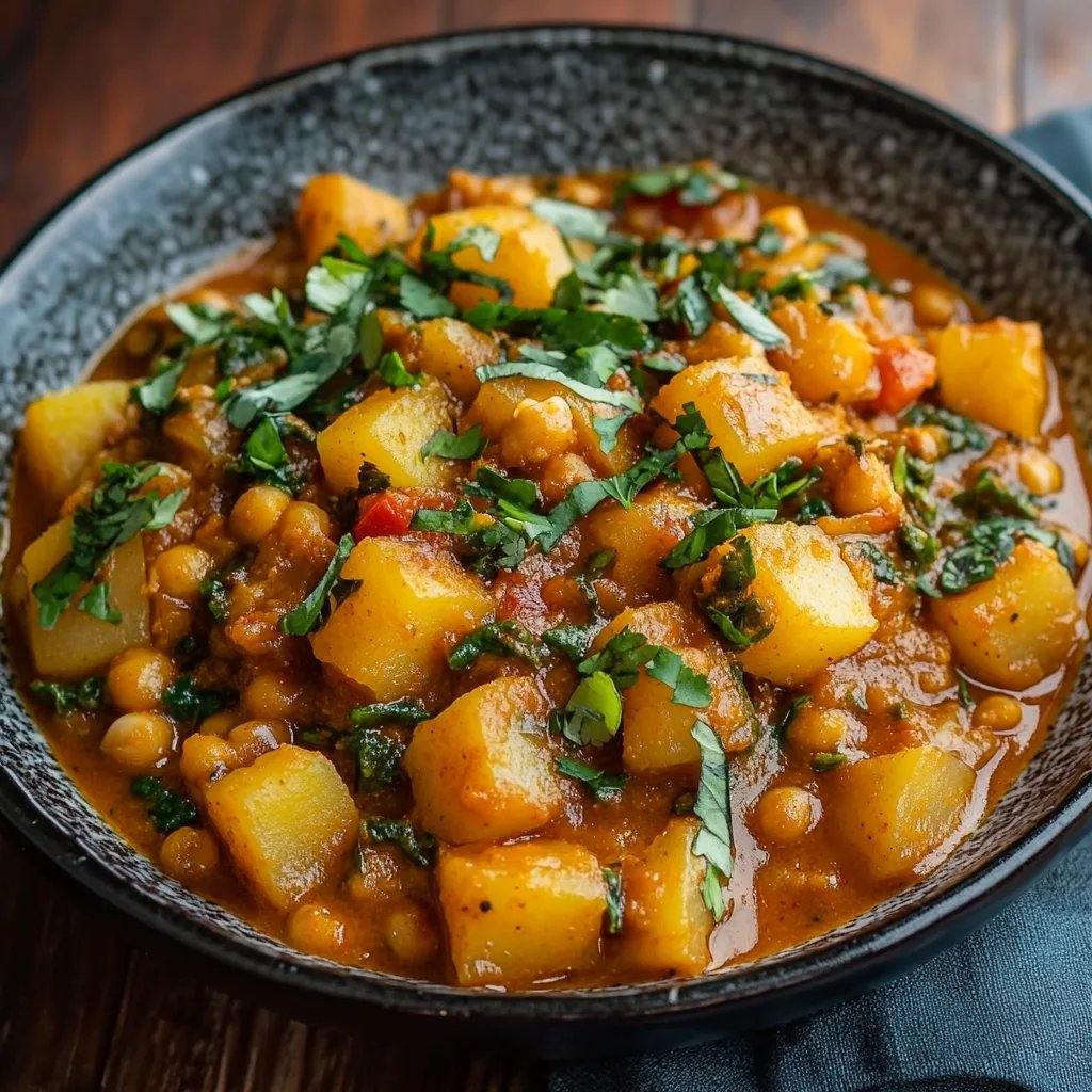 <p>Curry de Garbanzos y Papas: Una Increíble Receta Última</p>