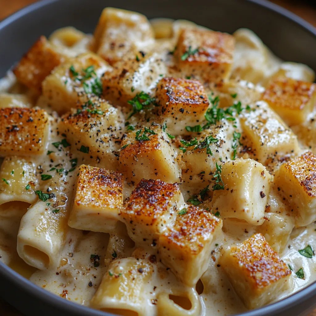 Pasta Cremosa con Tofu: Una Increíble Receta Última