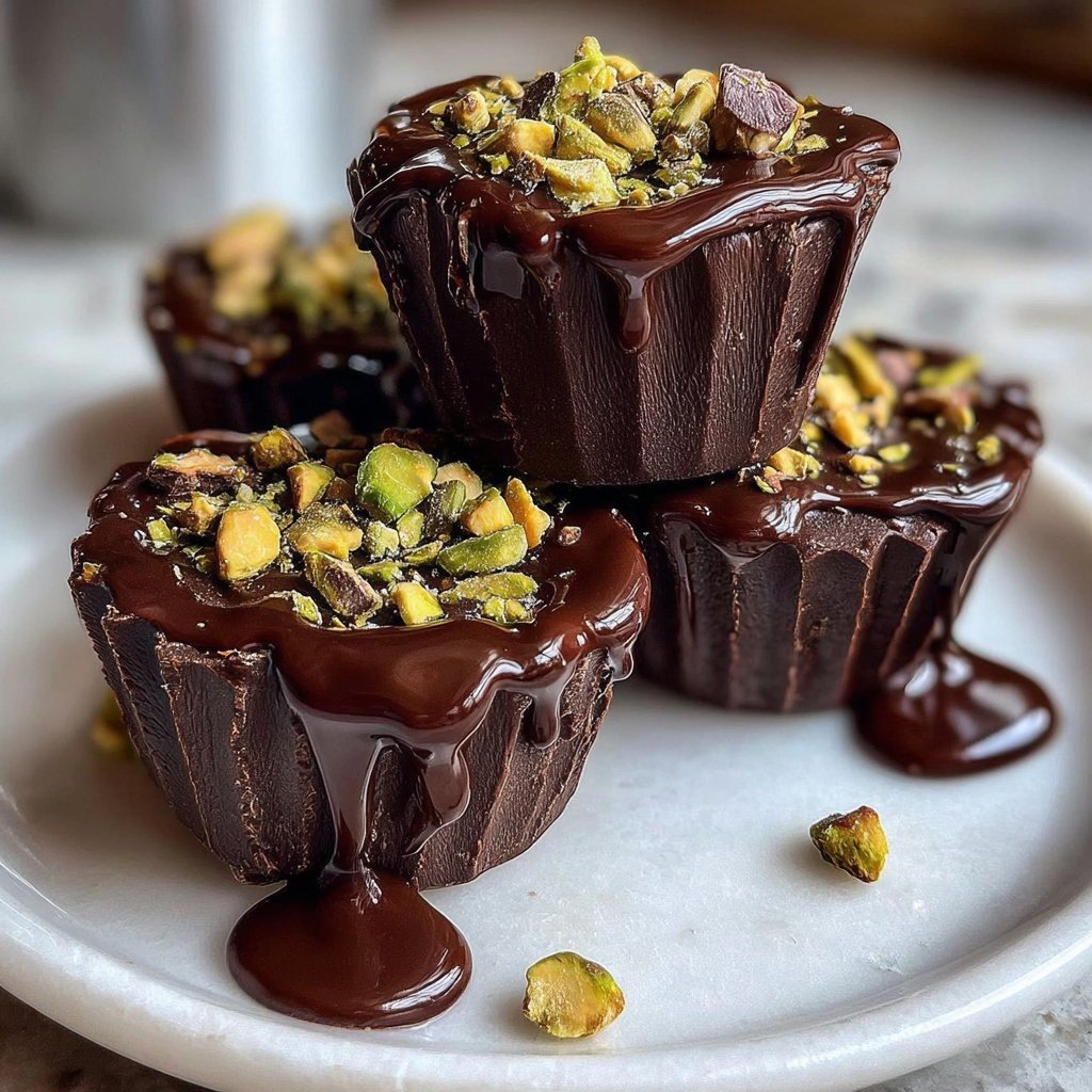 Copas lujosas de chocolate de Dubái