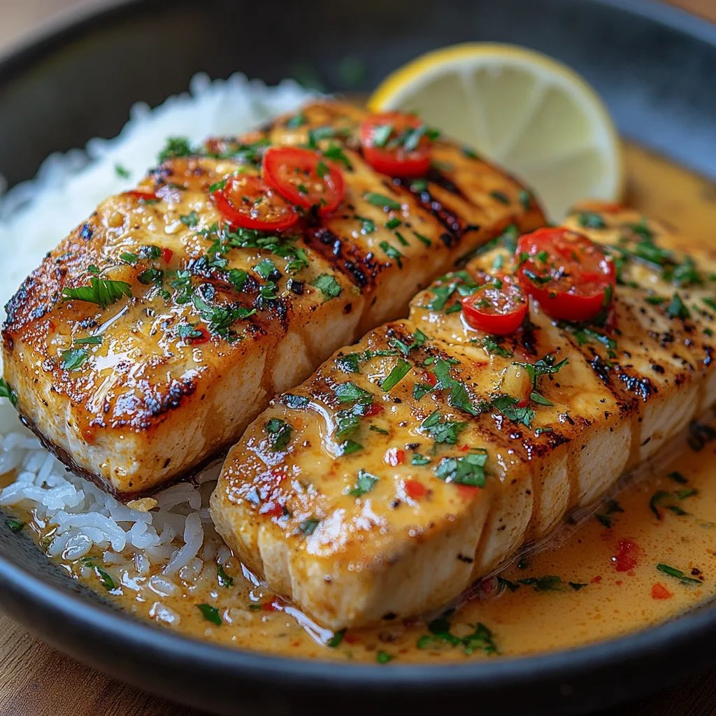 Salmón al Curry de Coco Estilo Caribeño: Una Increíble Receta Última
