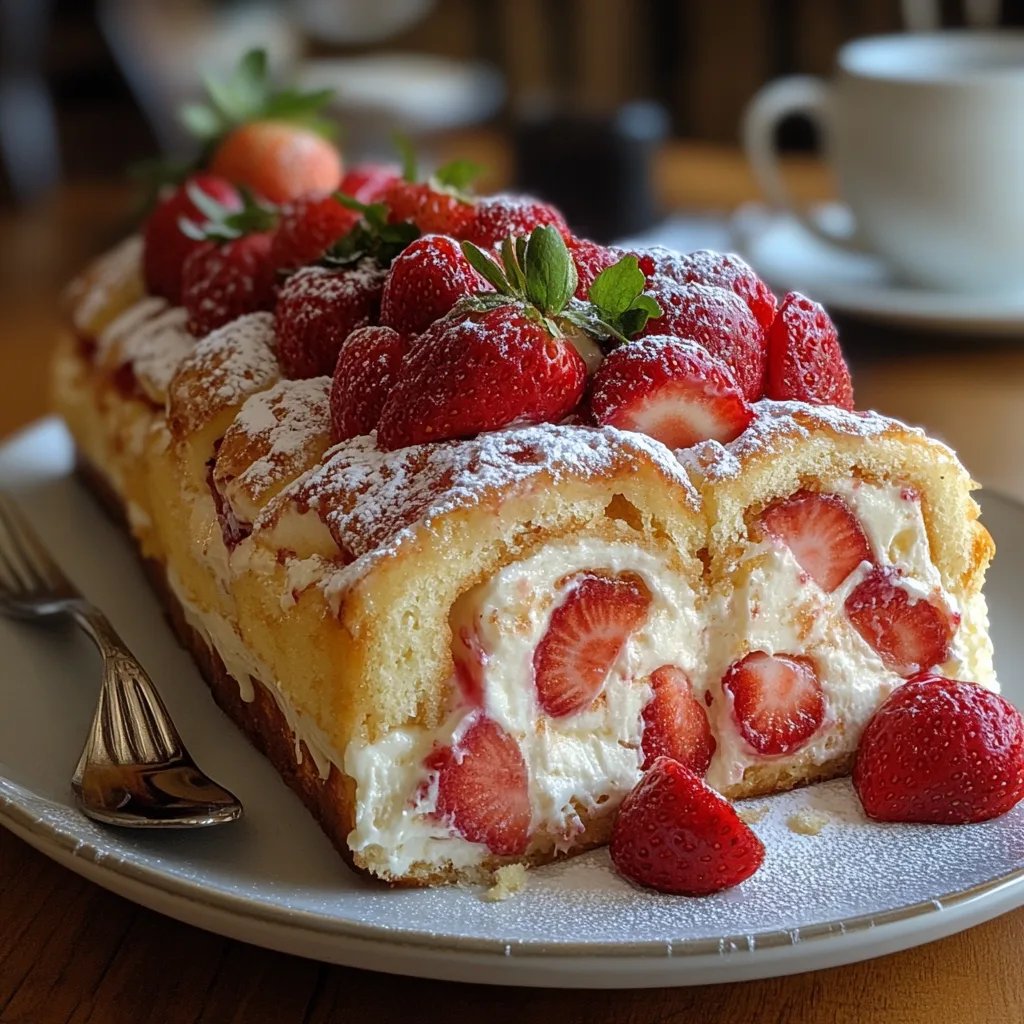 Rollos de Cheesecake de Pastel de Fresas: La Increíble Receta Secreta