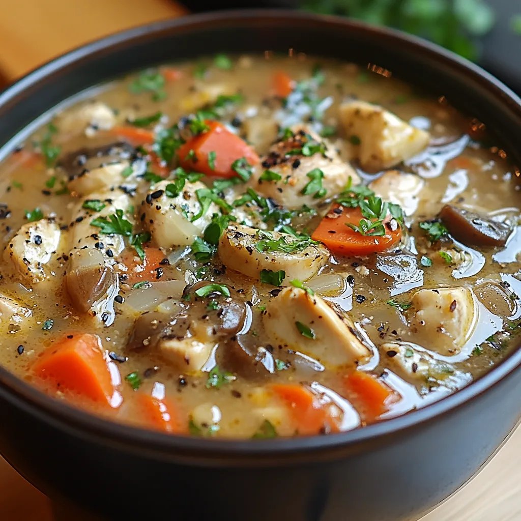 <p>Sopa de Pollo y Arroz Salvaje en Olla de Cocción Lenta: Una Increíble Receta Esencial</p>