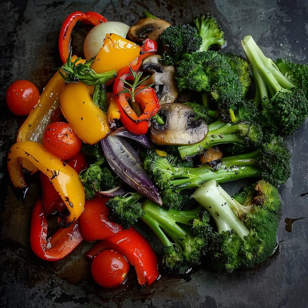 Verduras salteadas saludables