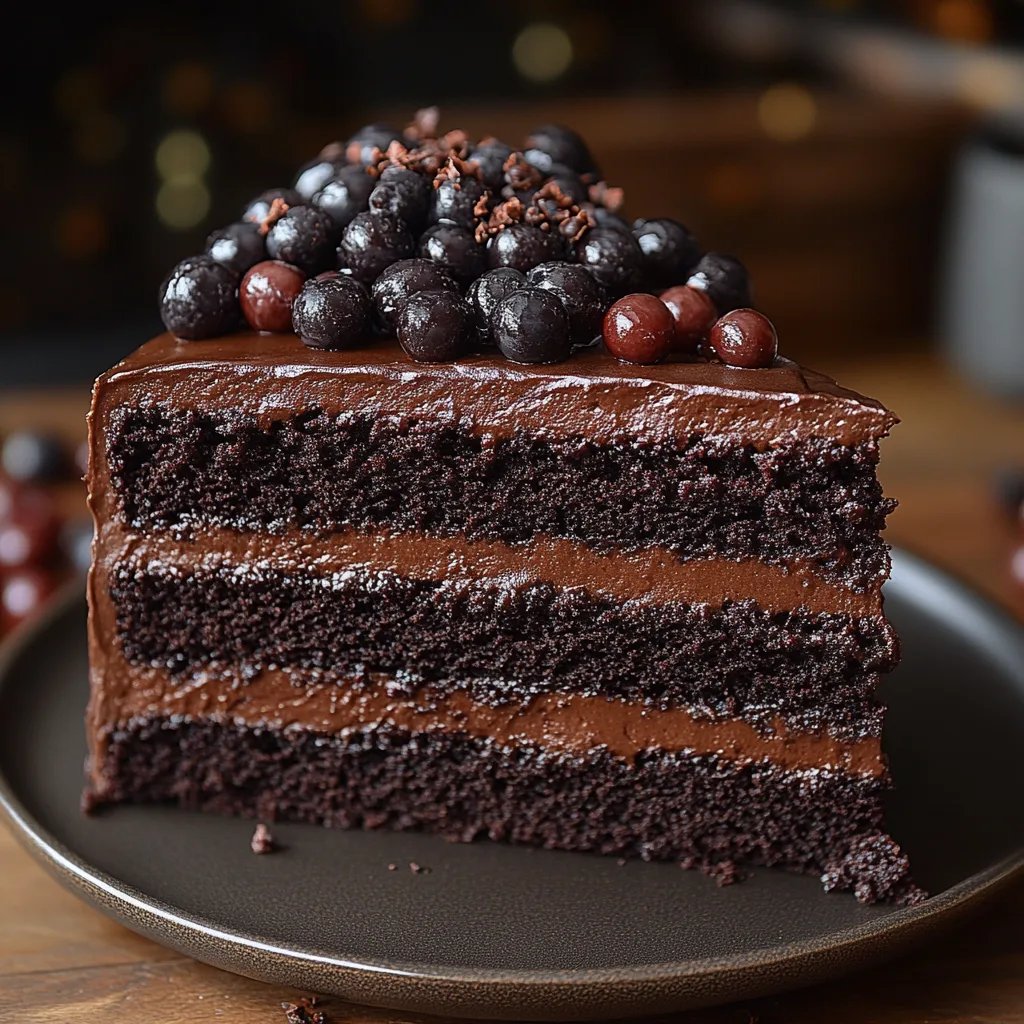 <p>Pastel de Terciopelo Negro: Una Increíble Receta Última</p>