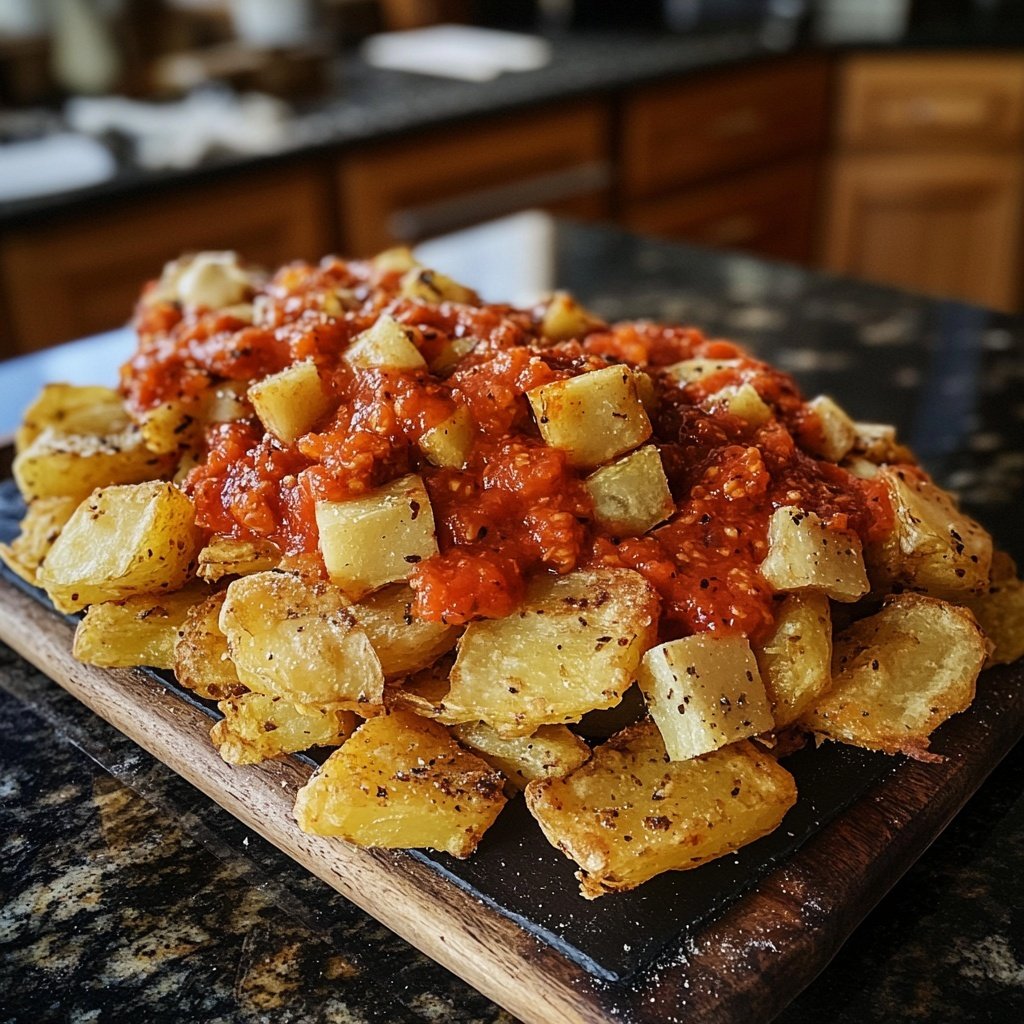 Patatas bravas en otra versión