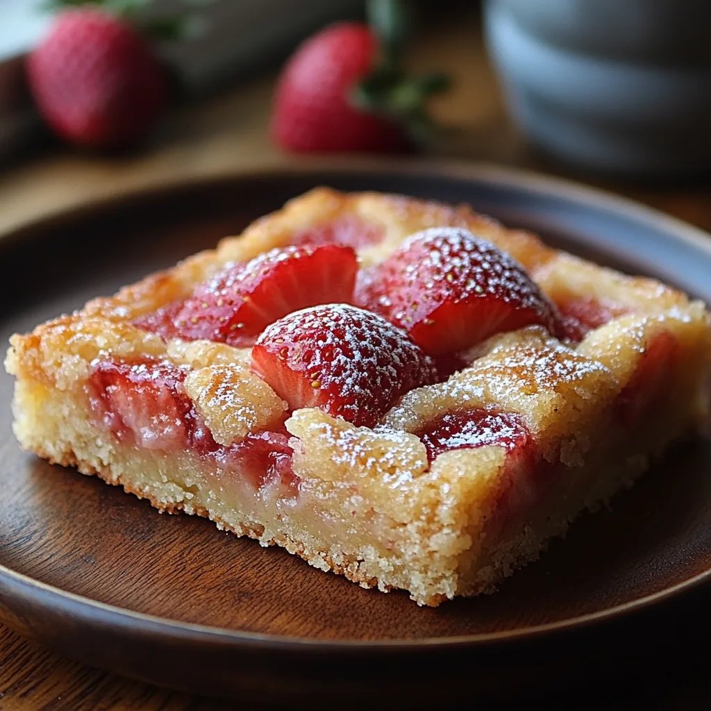 Barras de Fresa Sin Gluten: Una Increíble Receta Última