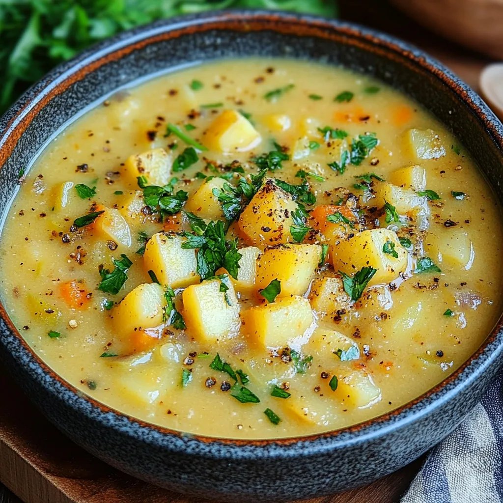 Sopa Vegana de Frijoles Blancos con Papas: Una Increíble Receta Última