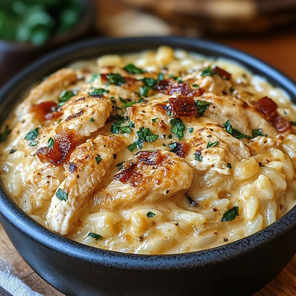 <p>Orzo Toscano Cremoso con Pollo en Olla de Cocción Lenta: Una Increíble Receta Última</p>