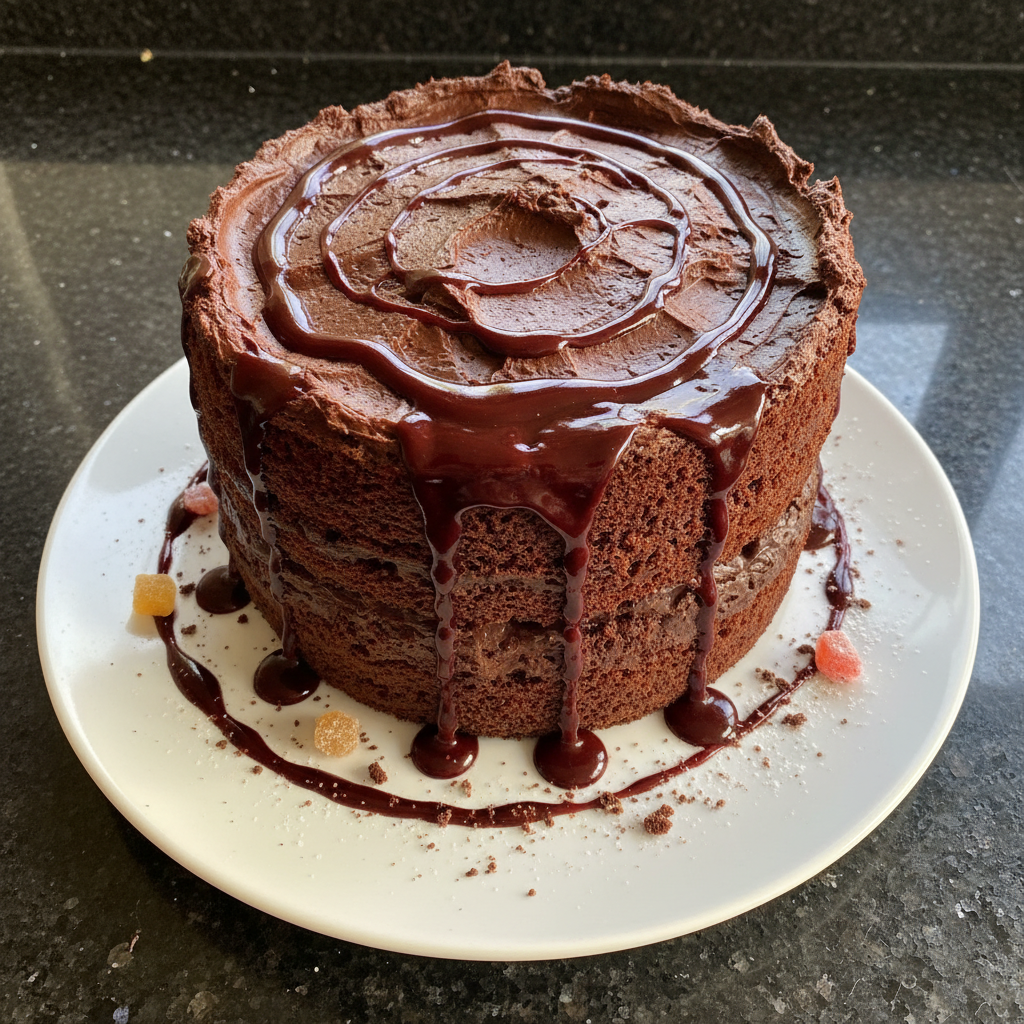 Pastel de Chocolate y Vino Tinto de Galentine