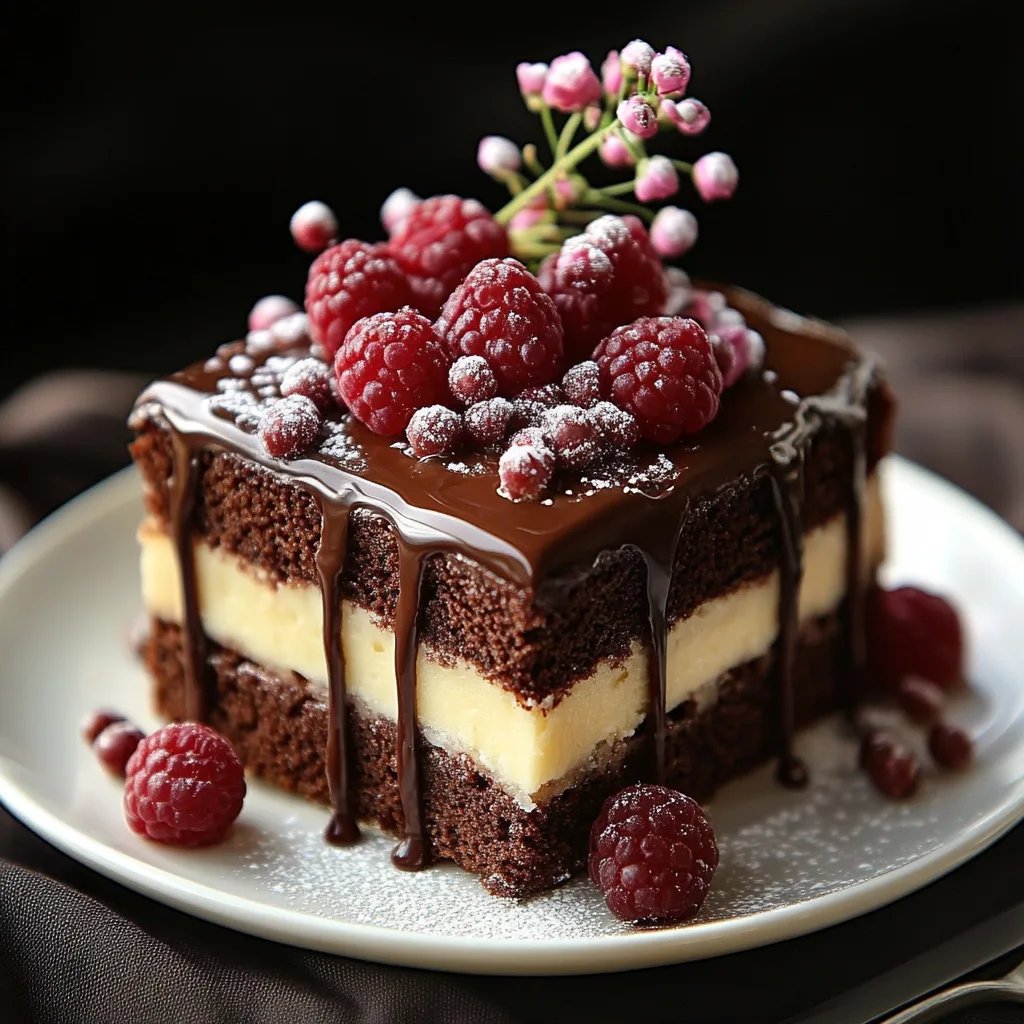 Tarta de Chocolate con Frutos Rojos