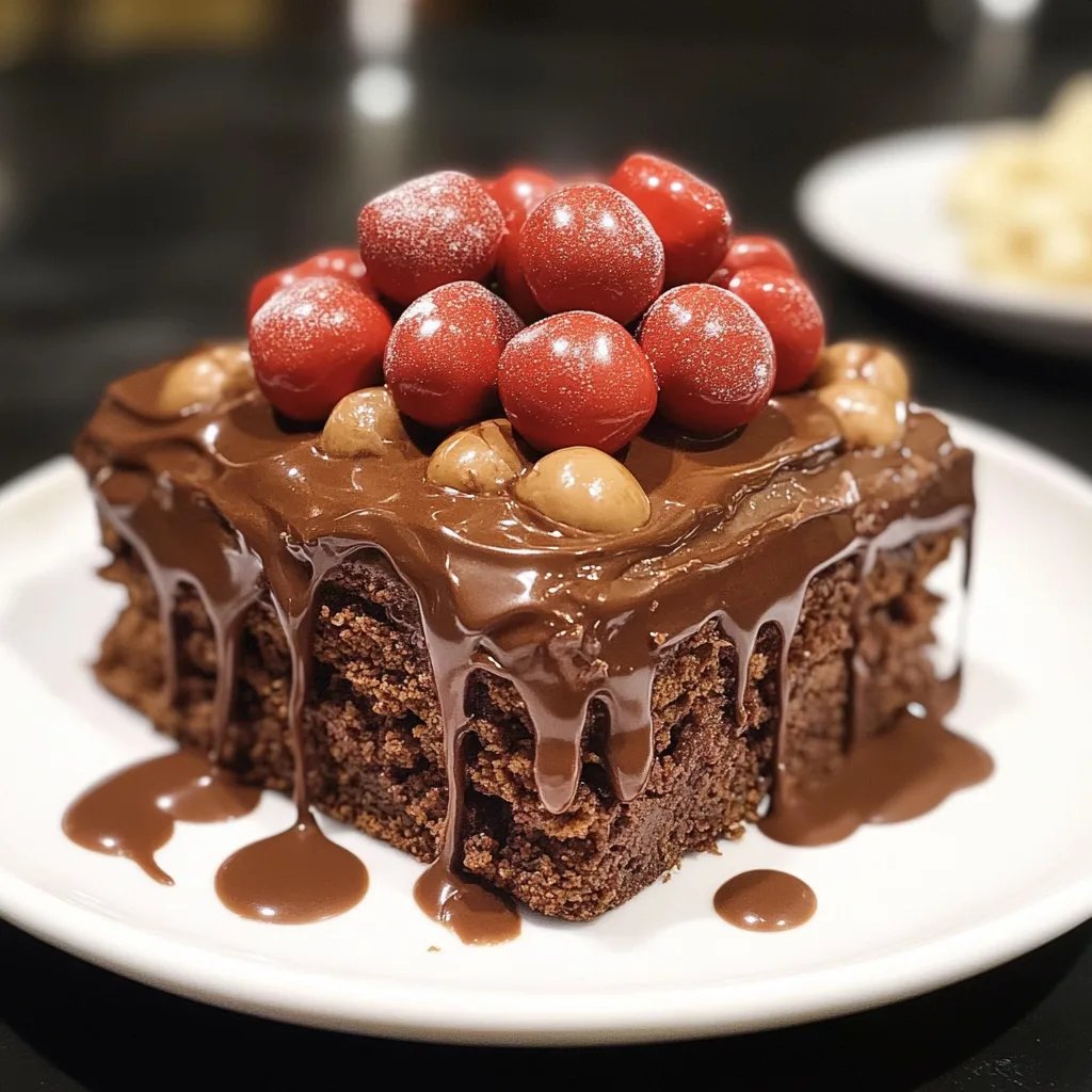 Bizcocho de chocolate con Maltesers