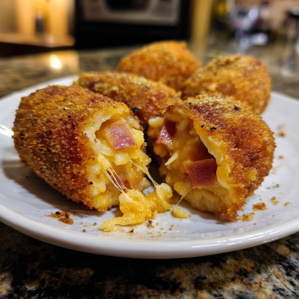 Croquetas cremosas de jamón serrano​