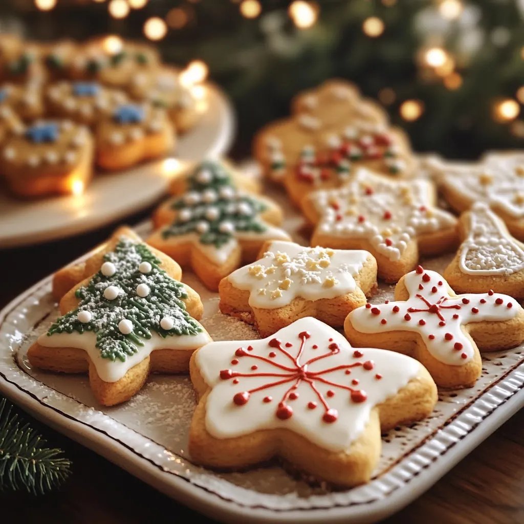 Galletas de mantequilla navideñas