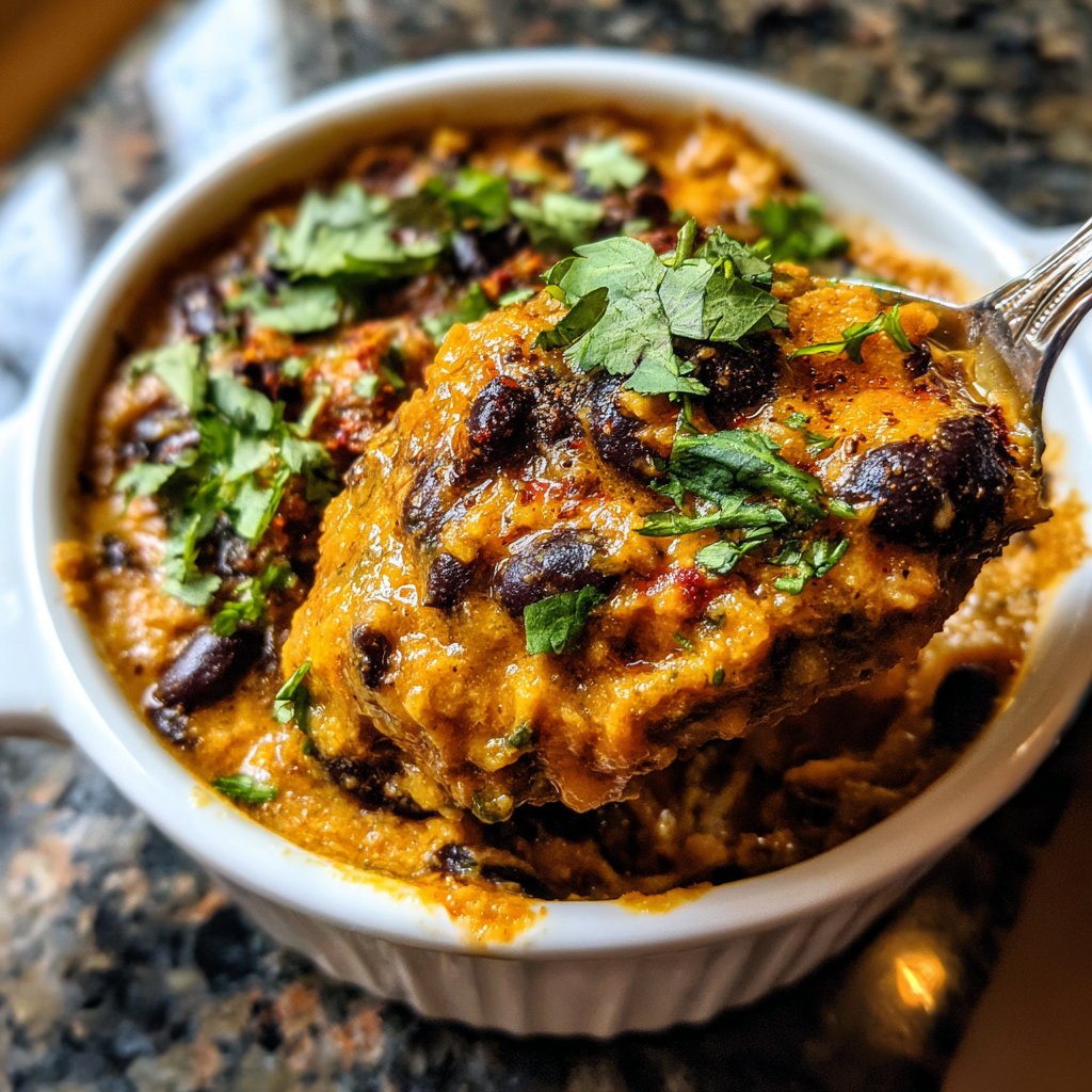 Frijoles de ojo negro cremosos sureños