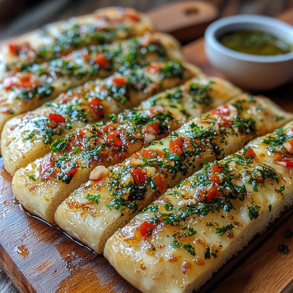 Pan de Ajo con Chimichurri: Una Increíble Receta Última