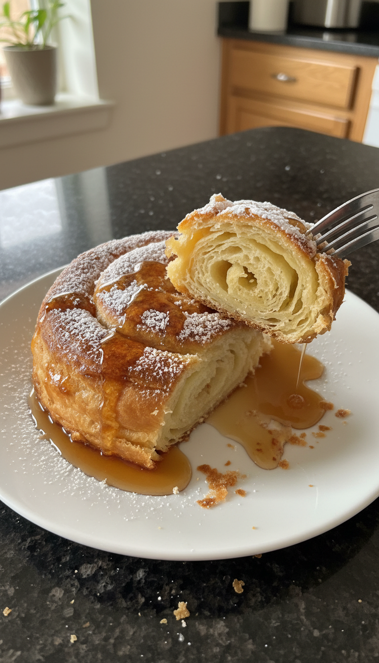Roller de tostada francesa de croissant