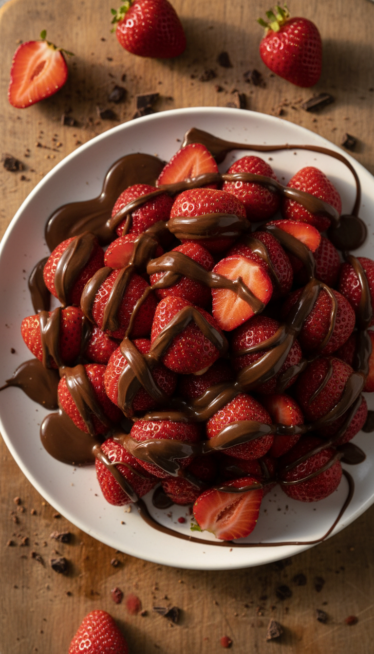 Explosión de fresa con chocolate de Dubái