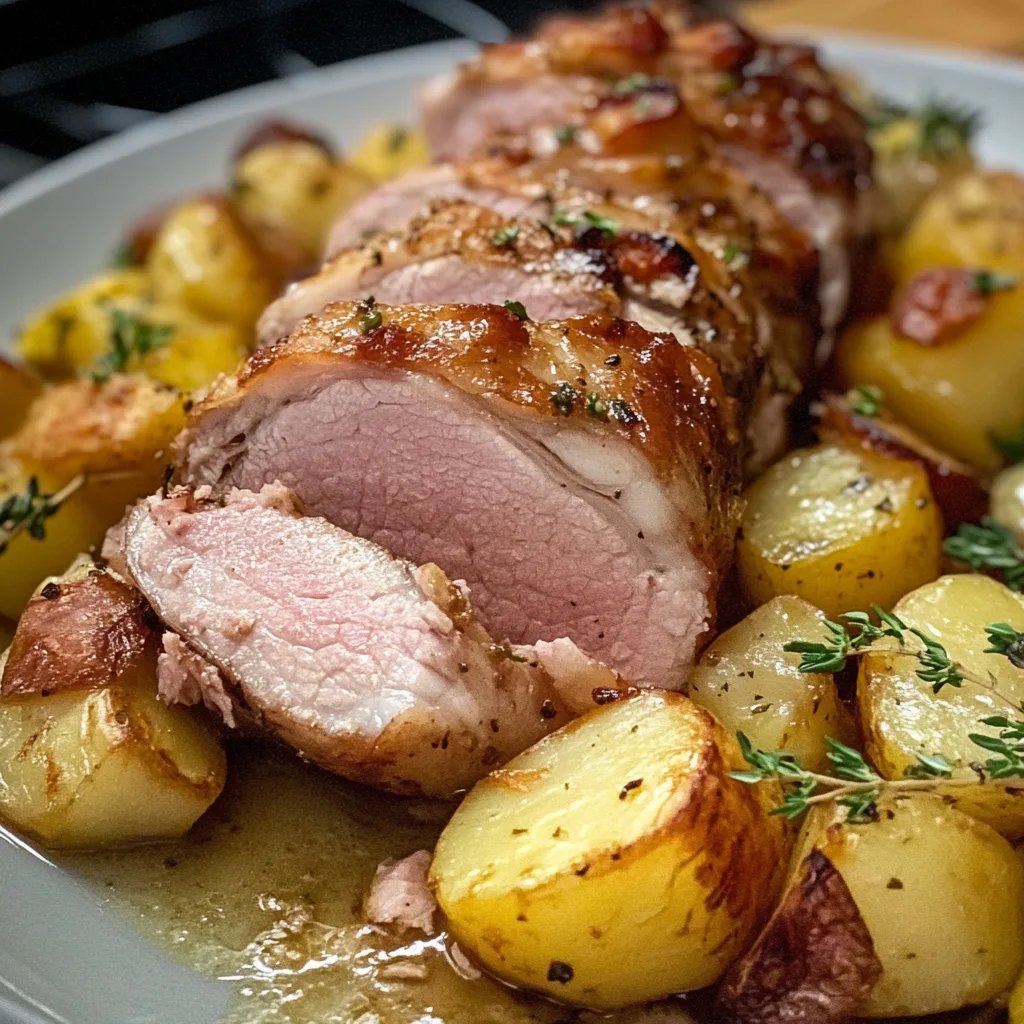 Solomillo de Cerdo al Horno con Patatas: Una Increíble Receta Última