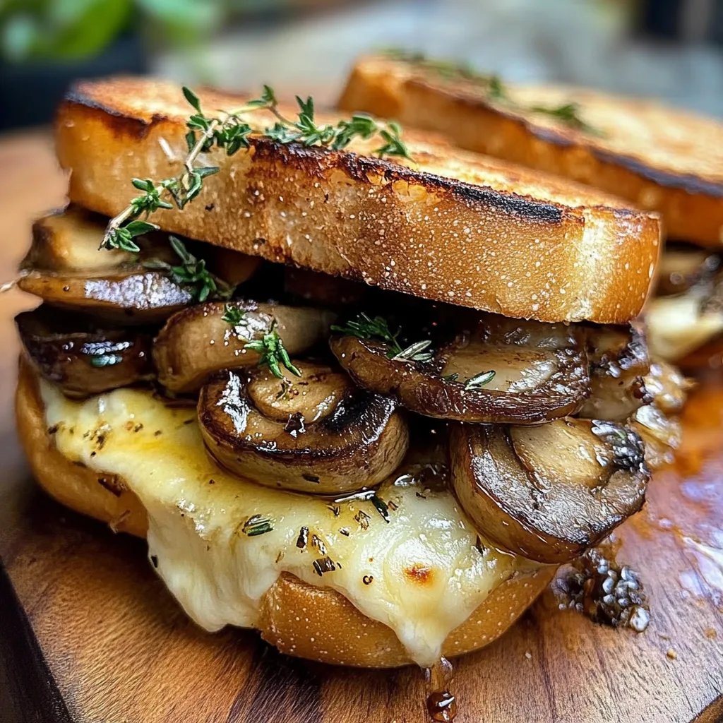 Sándwich de Qeso y Champiñones: Una Increíble Receta Última