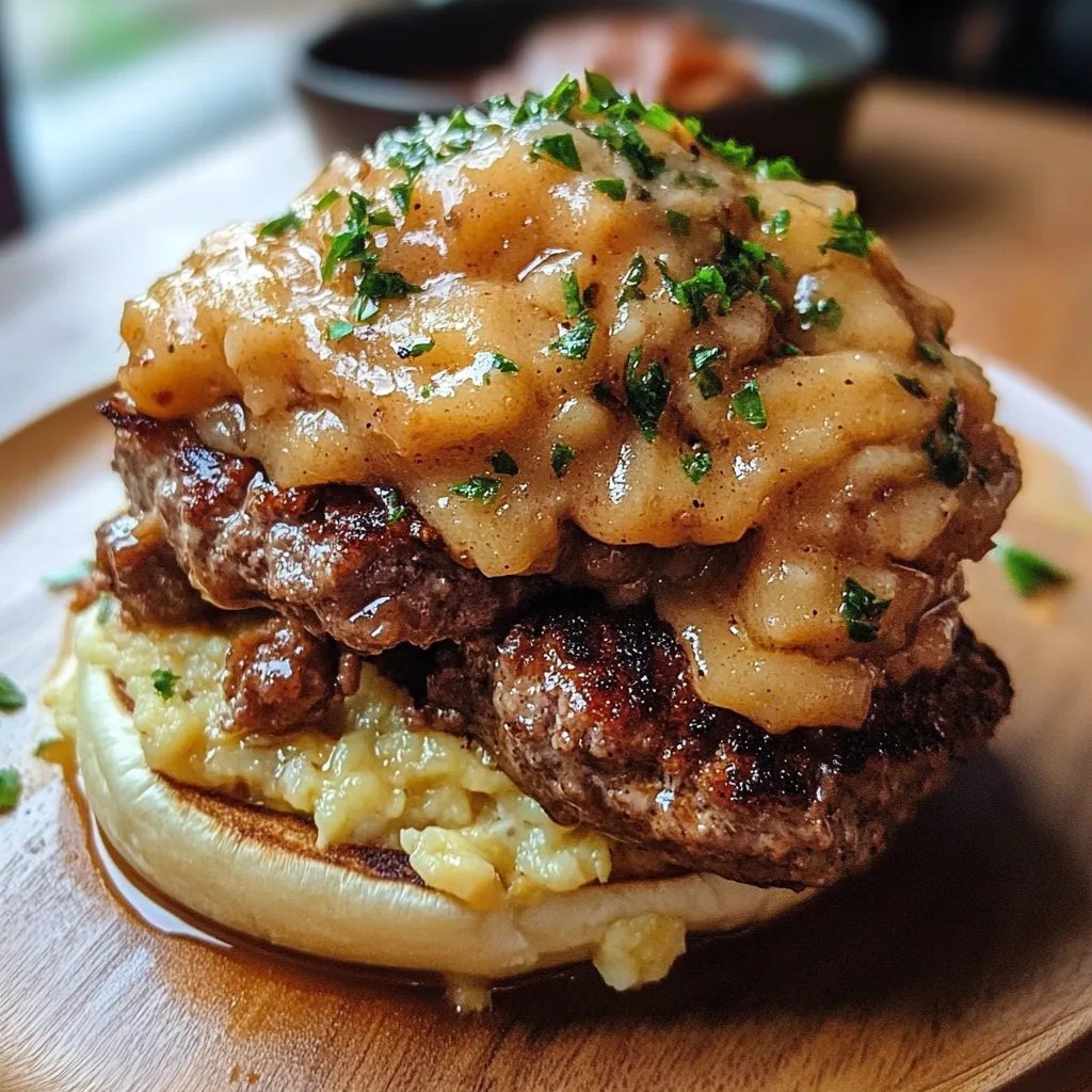 Carnitas de Hamburguesas con Salsa de Champiñones: La Increíble Receta Última