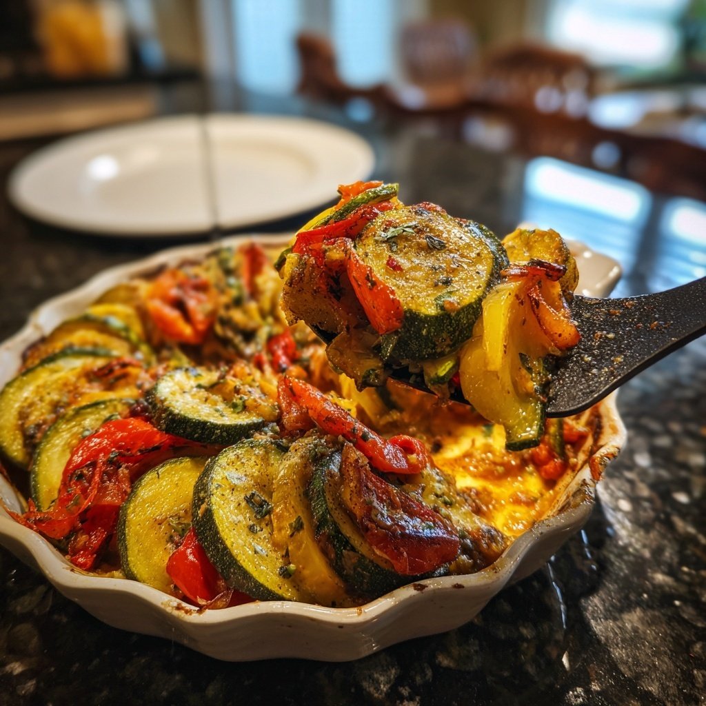 Cacerola francesa de verduras coloridas