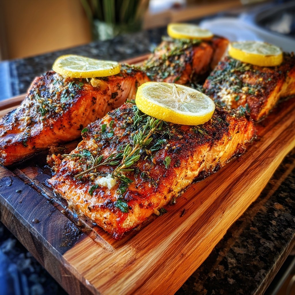 Salmón a la Parrilla con Acompañamiento Turf