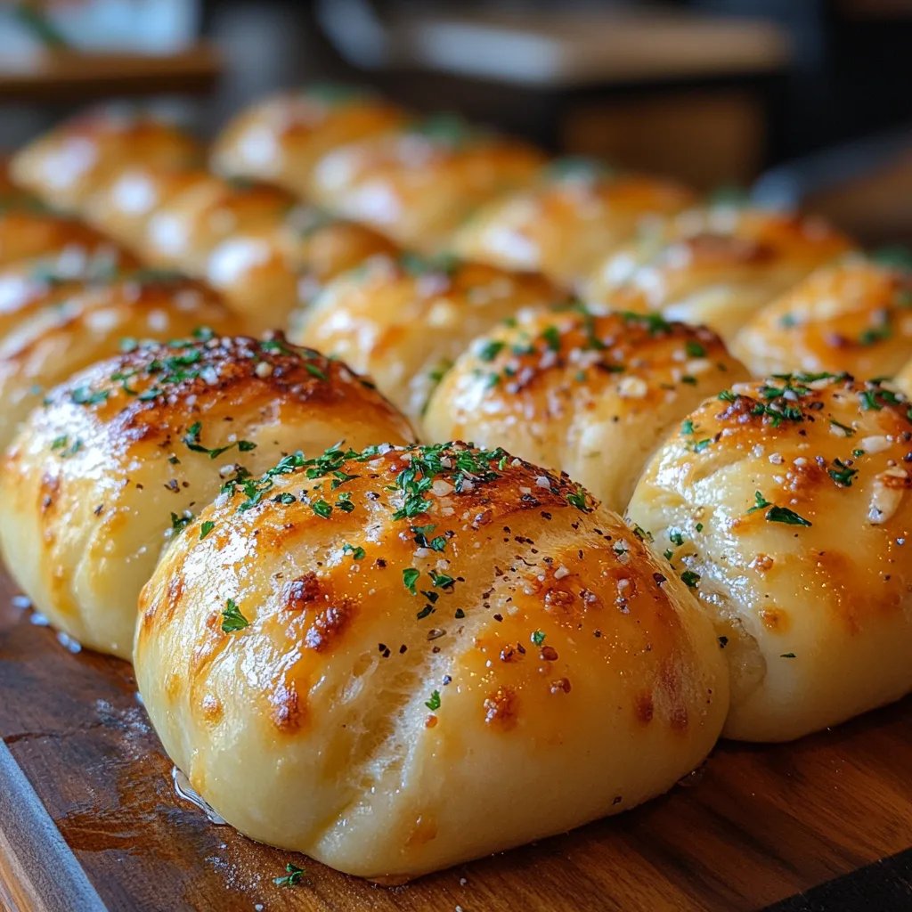 Nudos de Ajo con Masa de 2 Ingredientes: Una Receta Increíble para Disfrutar