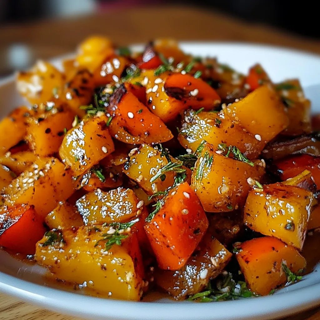 Calabaza Asada Sabrosa con Ajo y Hierbas: La Última Receta Maravillosa